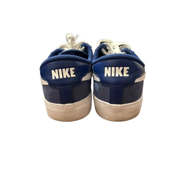 Nike Men's Royal Blue Yellow Tennis Classic AC Sneakers Size 8 - Picture 4 of 5